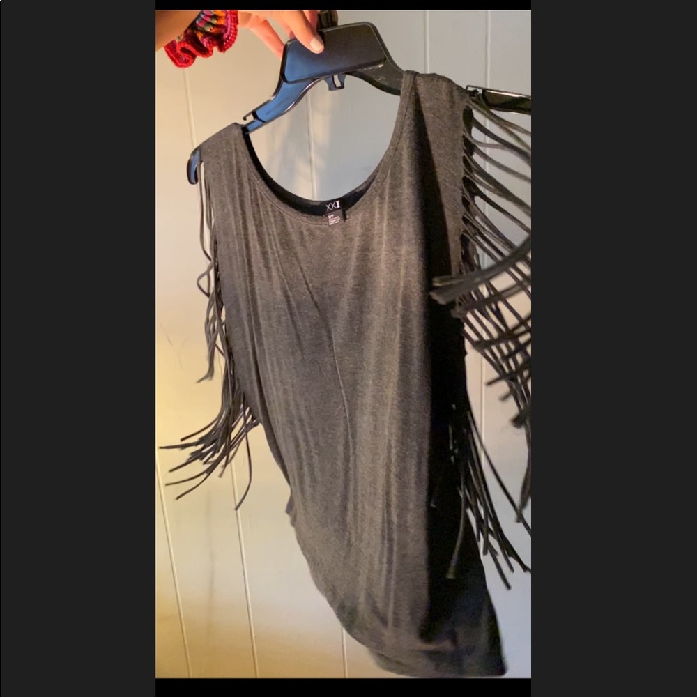 Forever 21 fringe top
